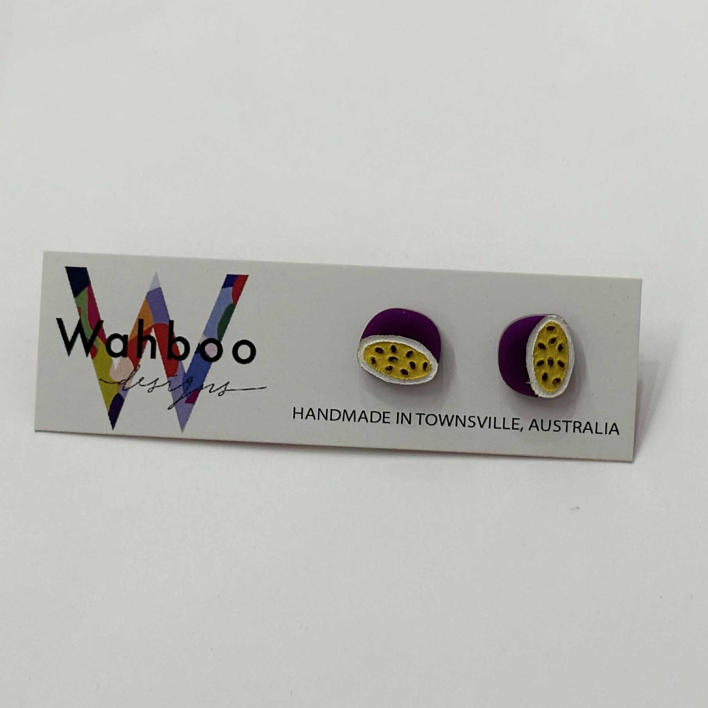 WAHBOO- Passionfruit Stud Earrings