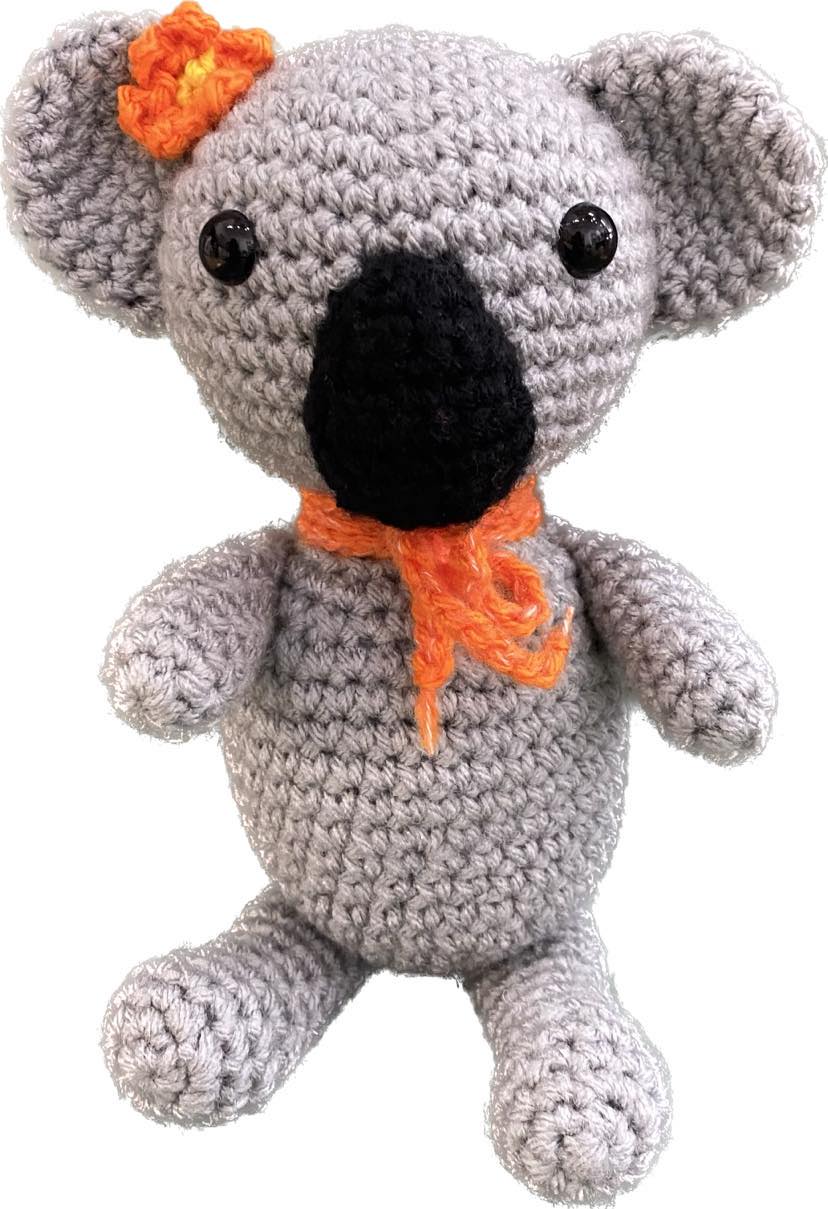 BEAKNITS- CROCHETED Sitting Koala