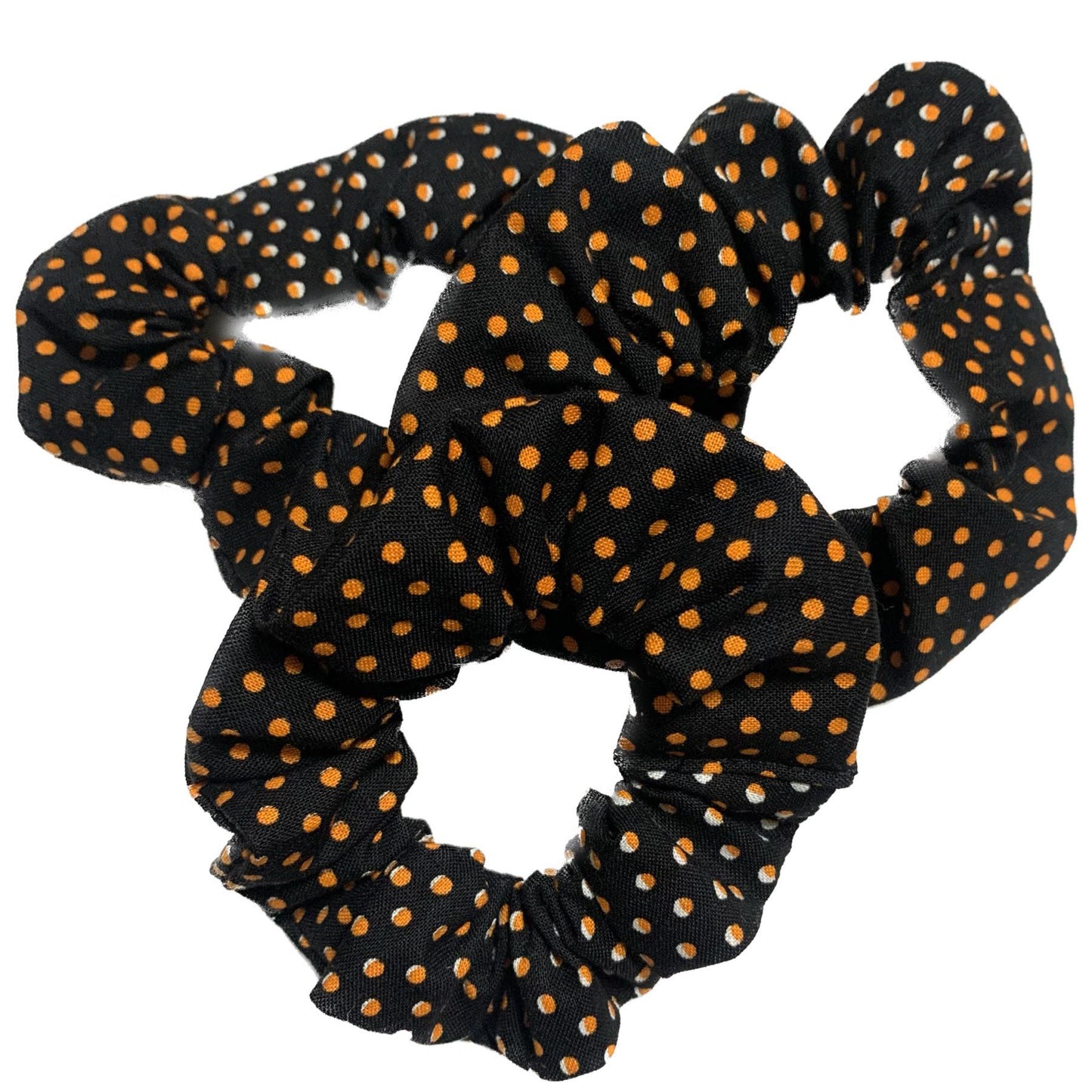 MAKIN' WHOOPEE - "Orange Spots" REGULAR SCRUNCHIES