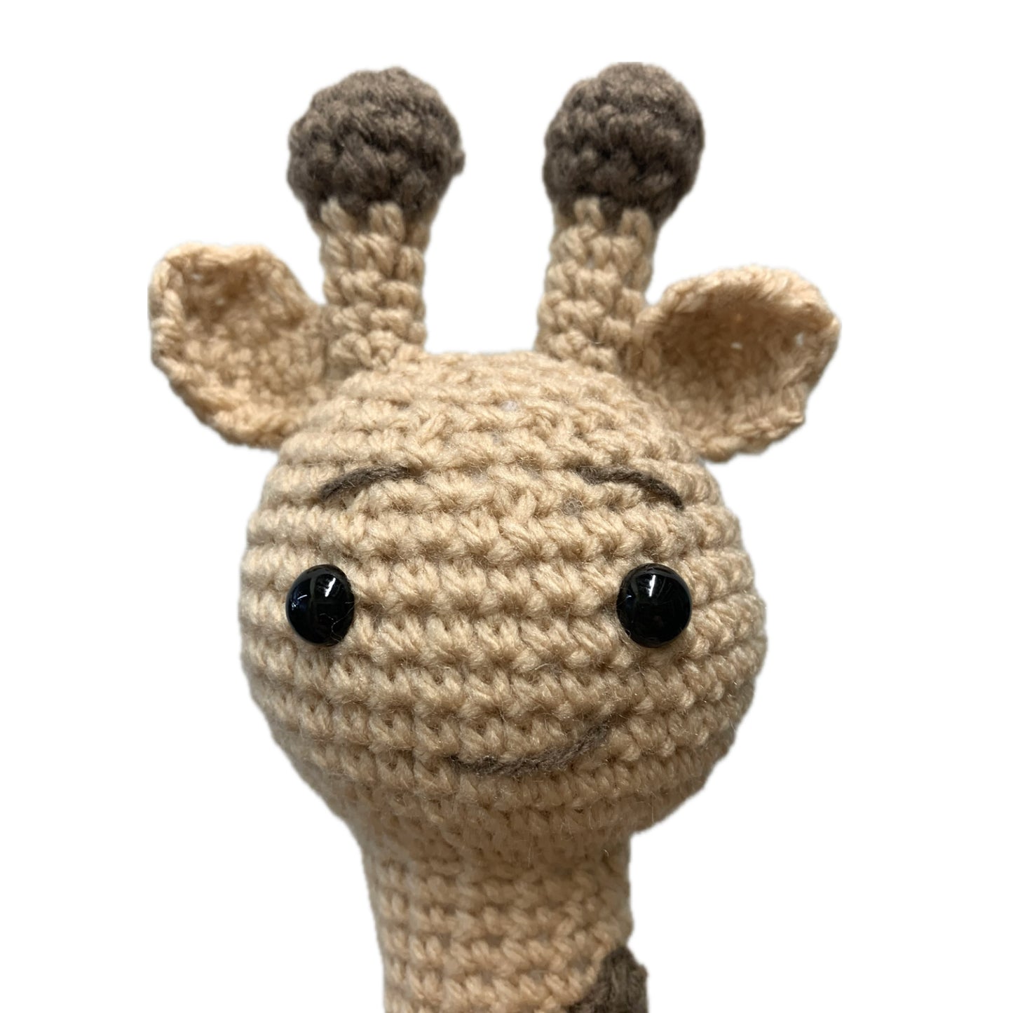 BEAKNITS- CROCHET GIRAFFE- Browns
