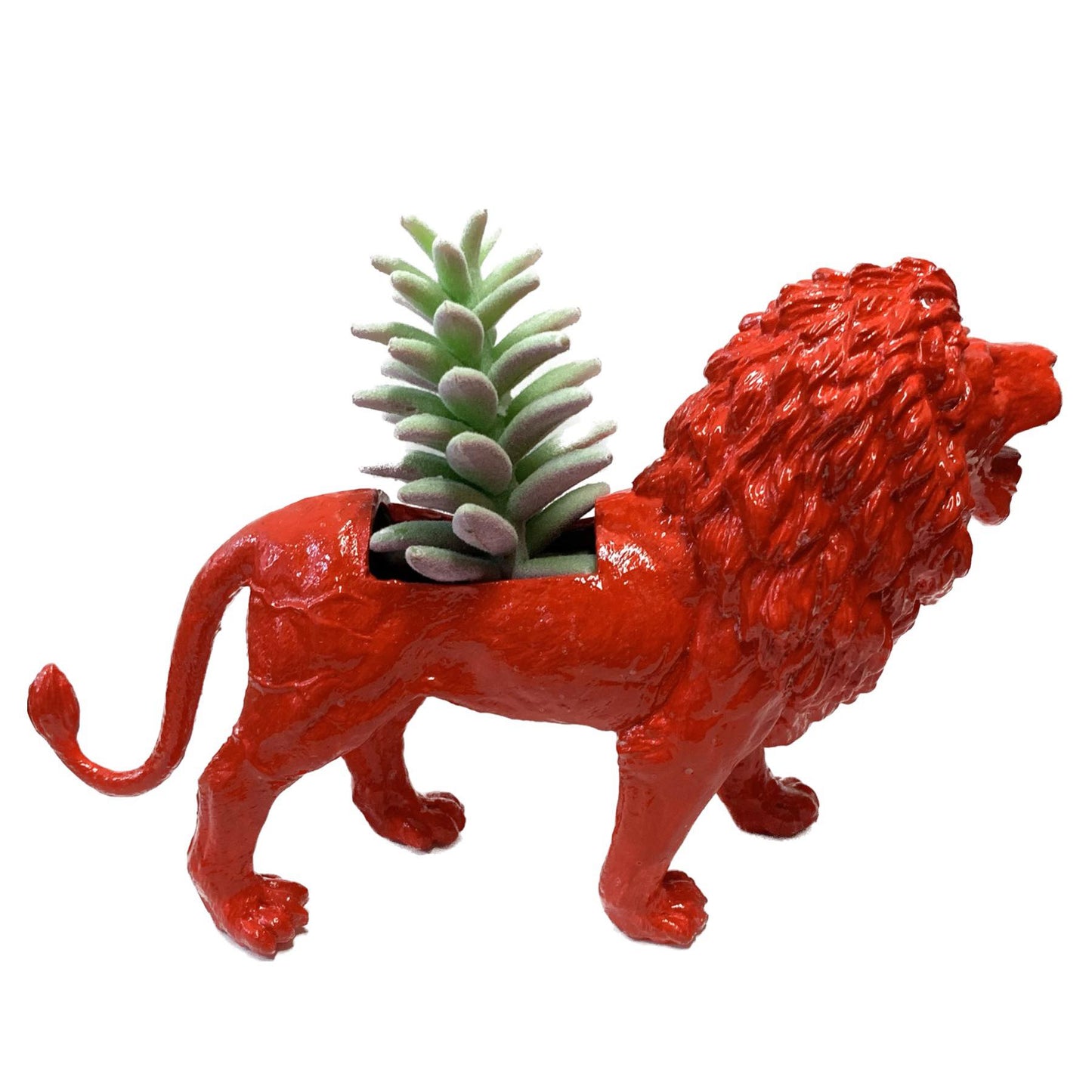 MAKIN' WHOOPEE - Christmas Animal Planters- Red Lion