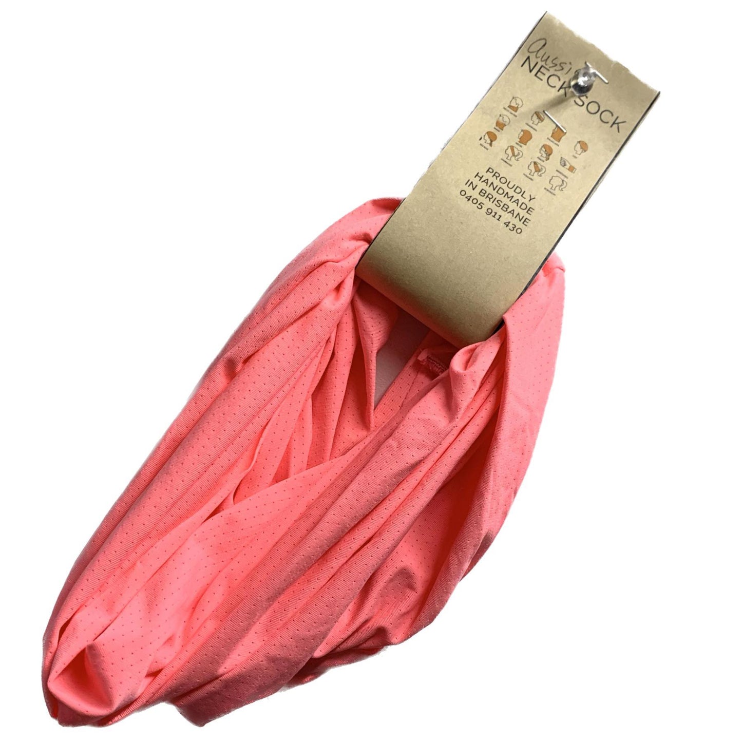 NECK SOCKS- Neon Peach