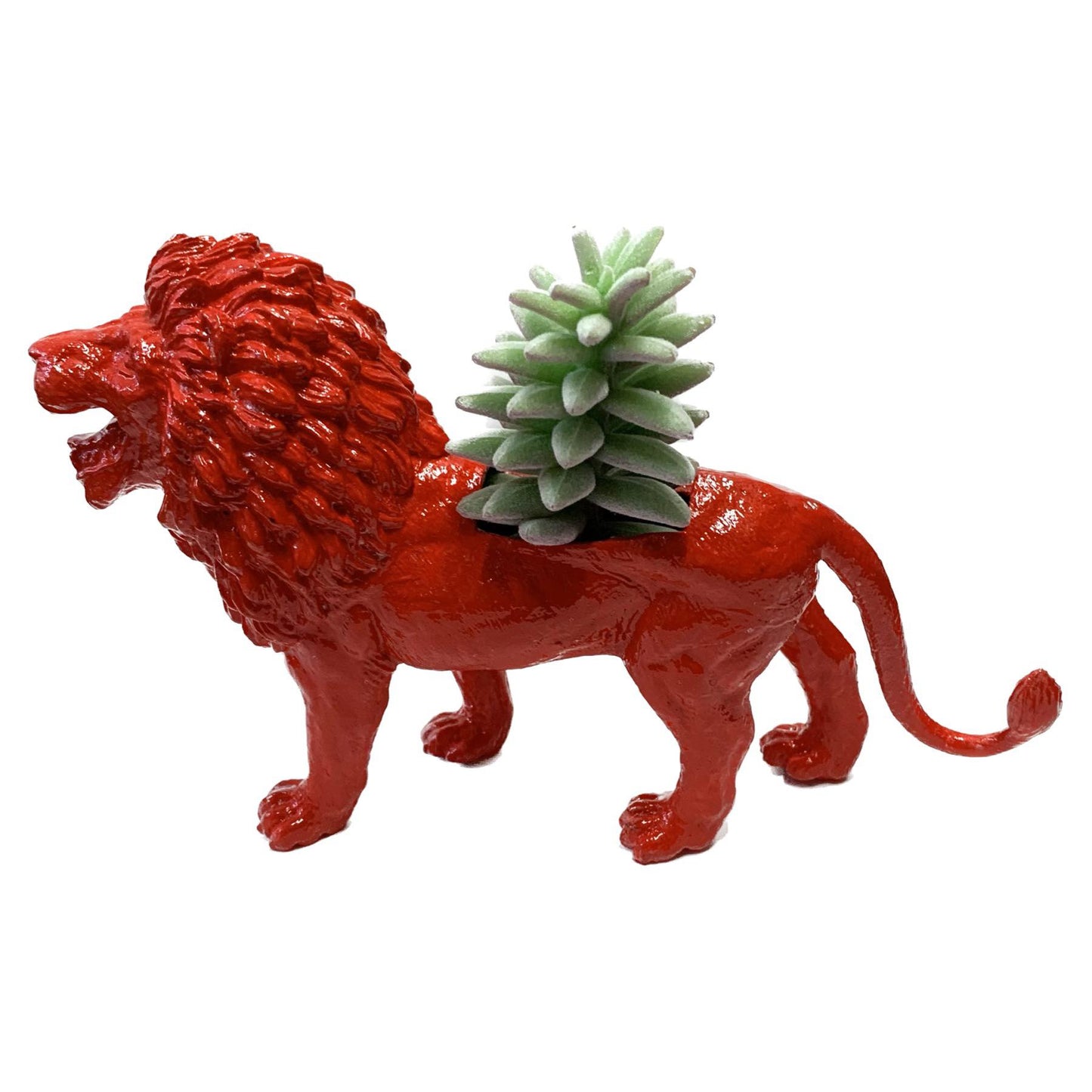 MAKIN' WHOOPEE - Christmas Animal Planters- Red Lion