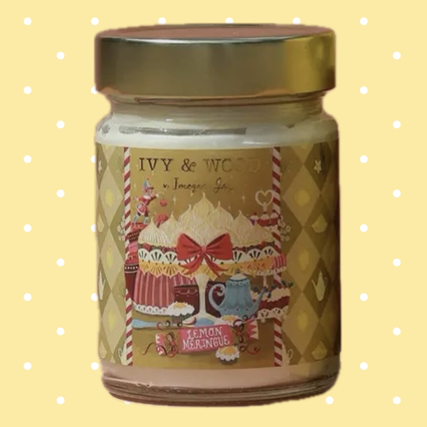 IVY & WOOD - "Lemon Meringue"-Limited Edition Christmas Candle