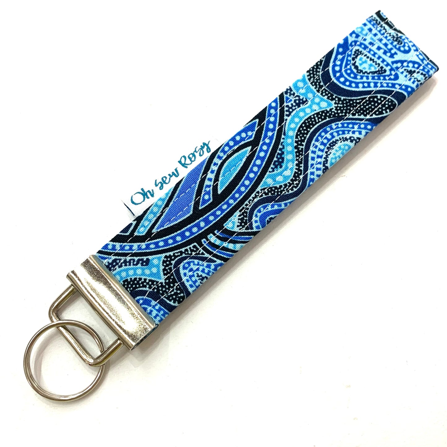 OH SEW ROSY: KEY FOBS/WRISTLET- WATER DREAMING (WARLUKURLANGU)