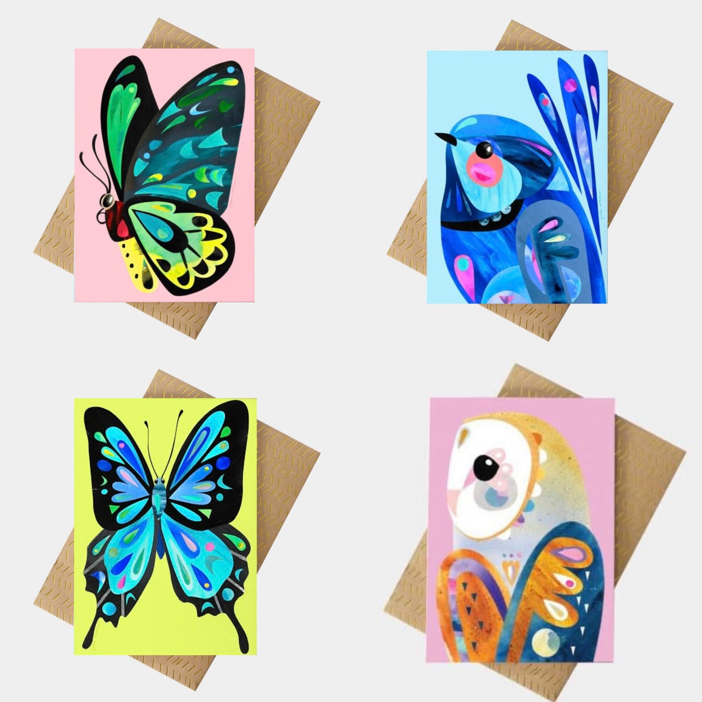 PETE CROMER - ULYSSES BUTTERFLY- GREETING CARD