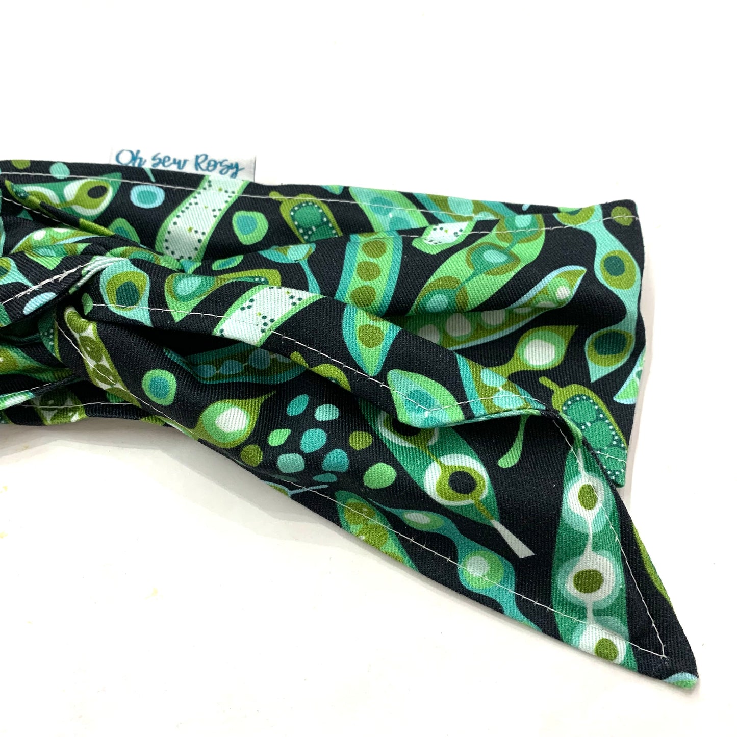 OH SEW ROSY: WIRE HEADBAND - Peas in a Pod (Jocelyn Proust Fabric)