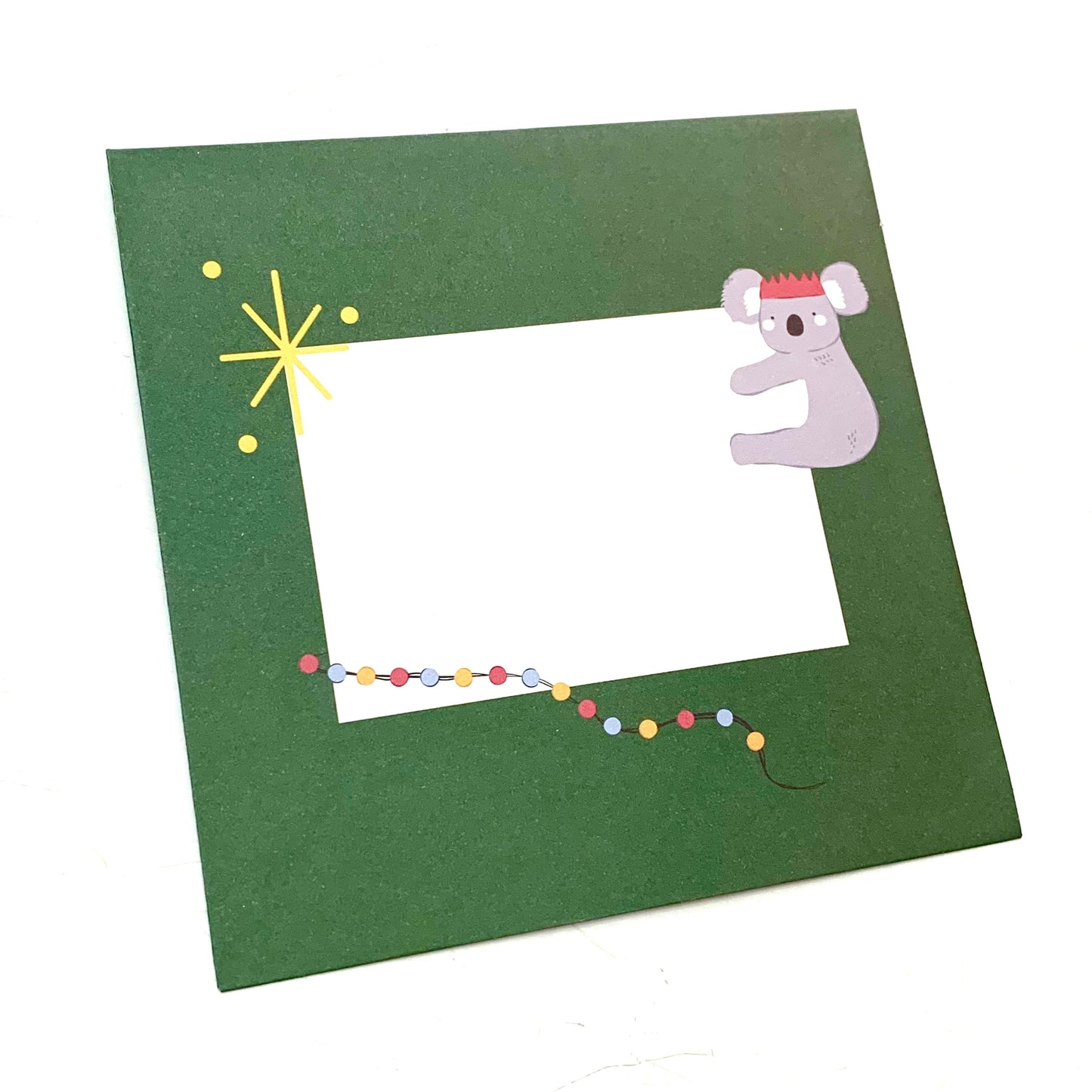 CANDLEBARK CREATIONS - "Koalas" Australiana Christmas- Single Card