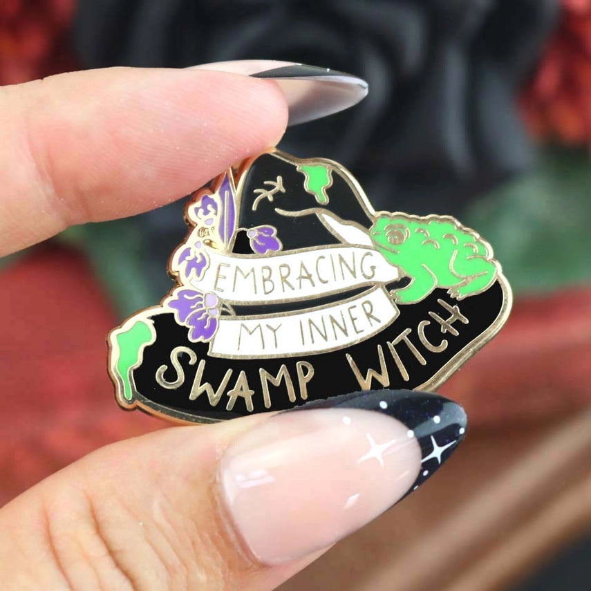 JUBLY-UMPH - "Embracing My Inner Swamp Witch"- Lapel Pin