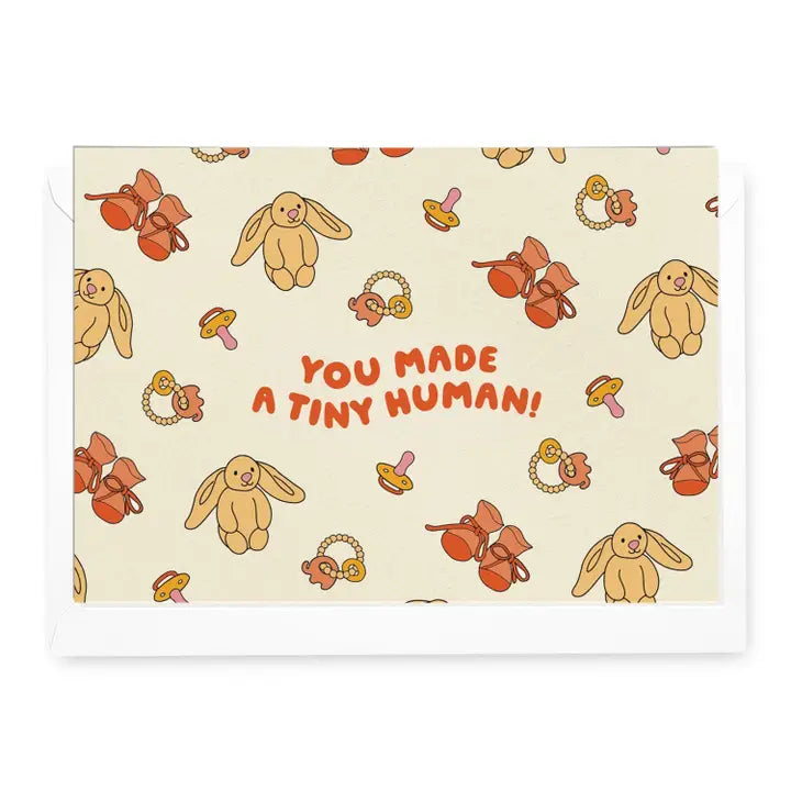 DAYMAKER STATIONERY- "You Made A Tiny Human!" - Baby Card