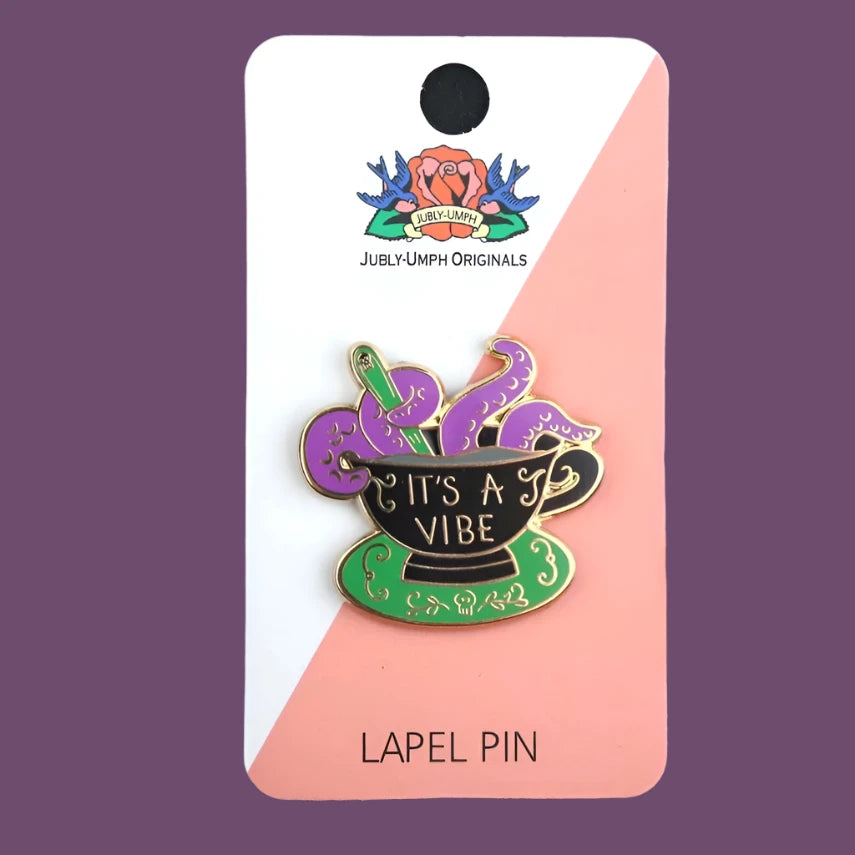 JUBLY-UMPH - "It's A Vibe"- Halloween Lapel Pin