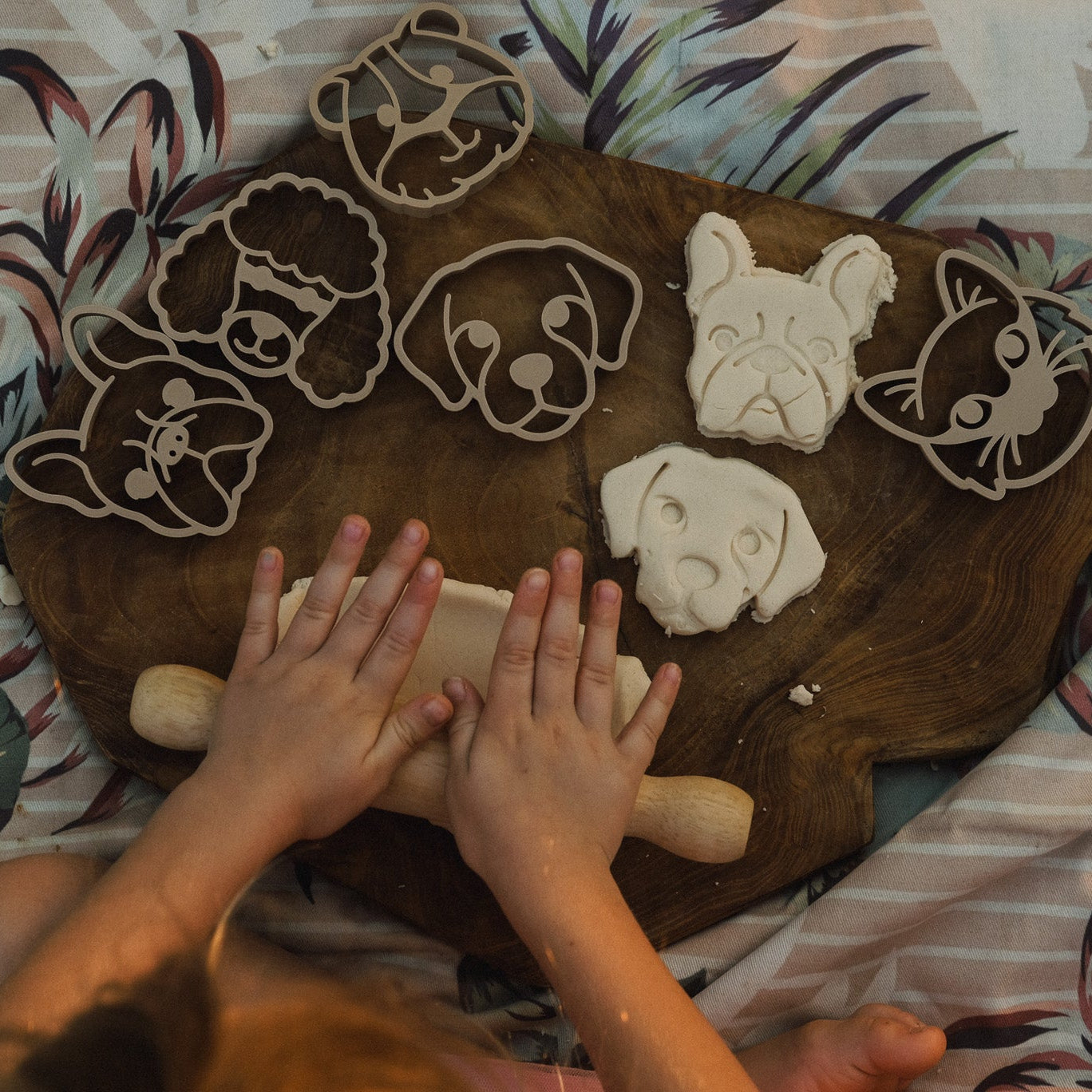 KINFOLK PANTRY- Pet Friends Faces Cutter Set - Eco Playdough/Cookie Tools