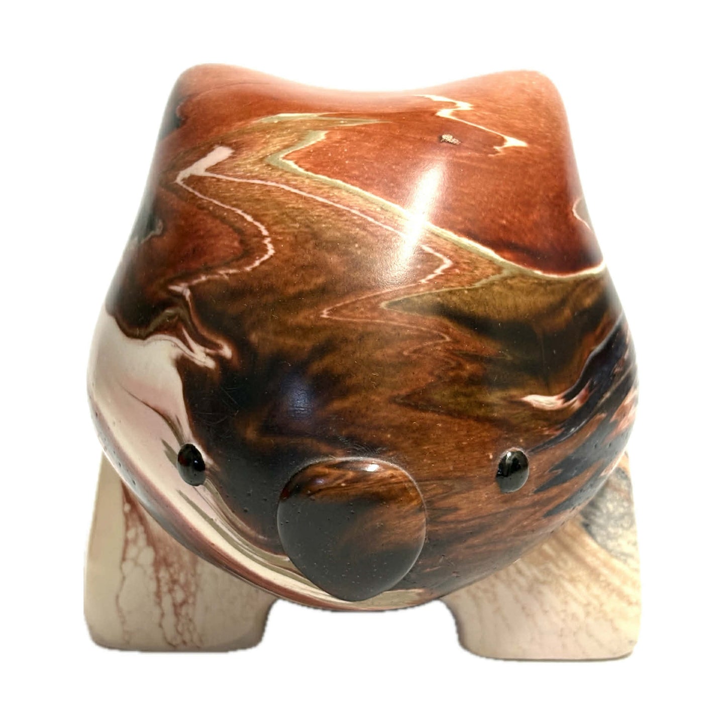 PETE CROMER - RESIN WOMBAT Natural #3 - Tiramisu