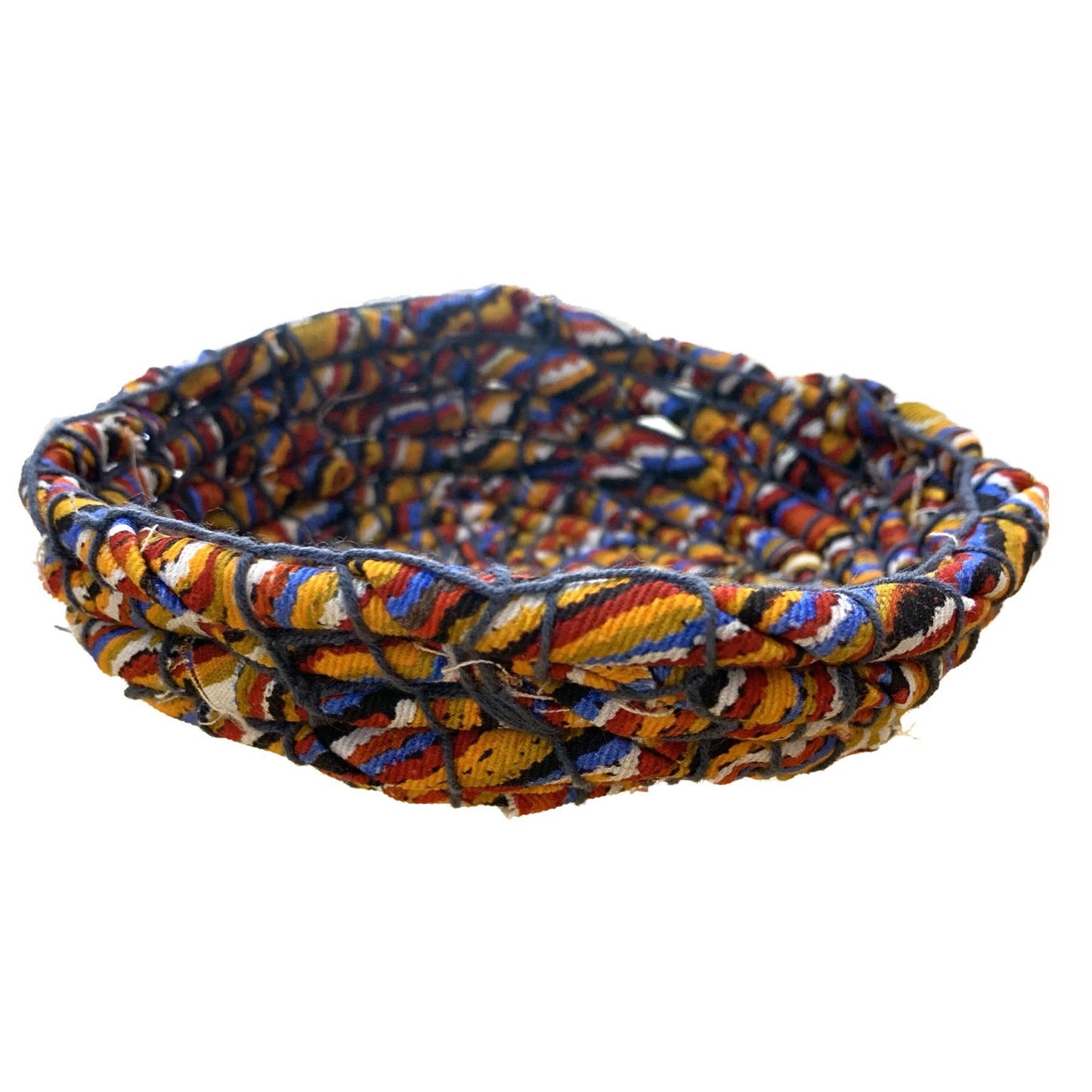 SCRAPPY BOWLS- RECYCLED FABRIC BOWLS- MEDIUM PRIMARY
