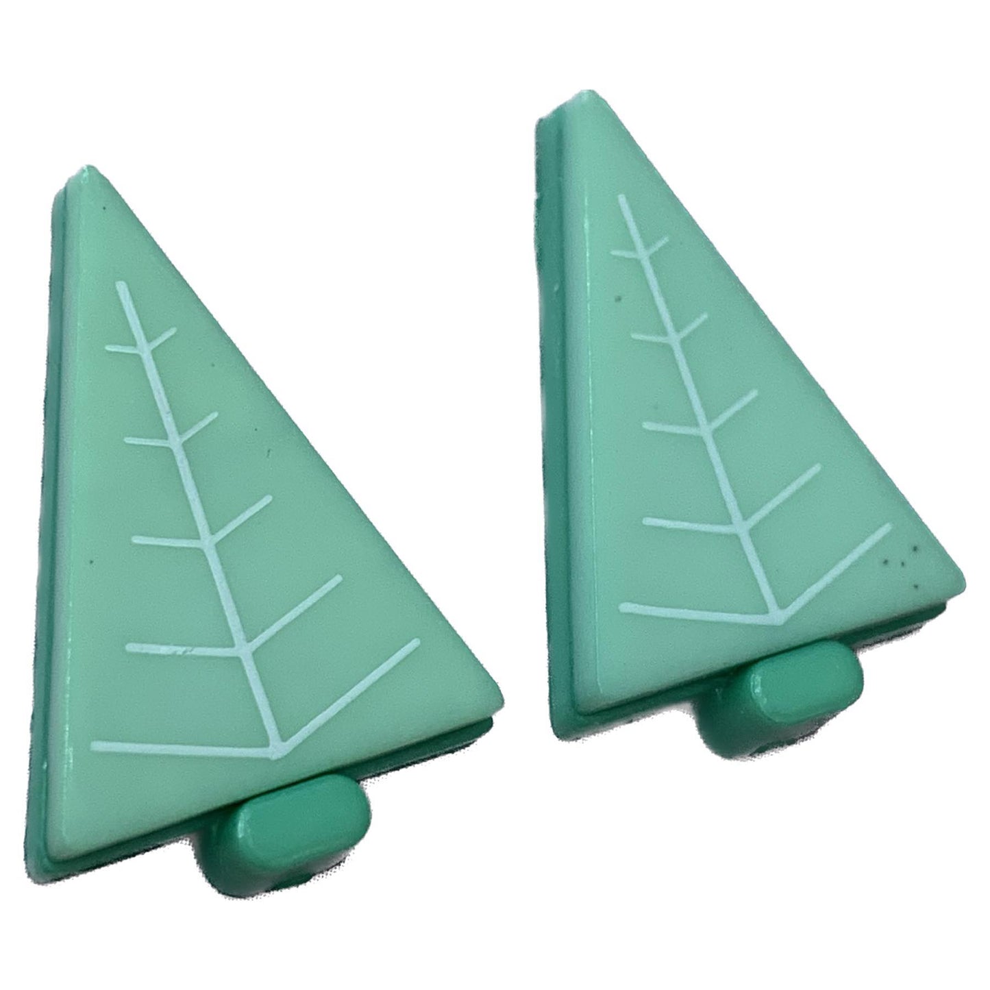 MAKIN' WHOOPEE - Button Christmas Tree Studs- Green