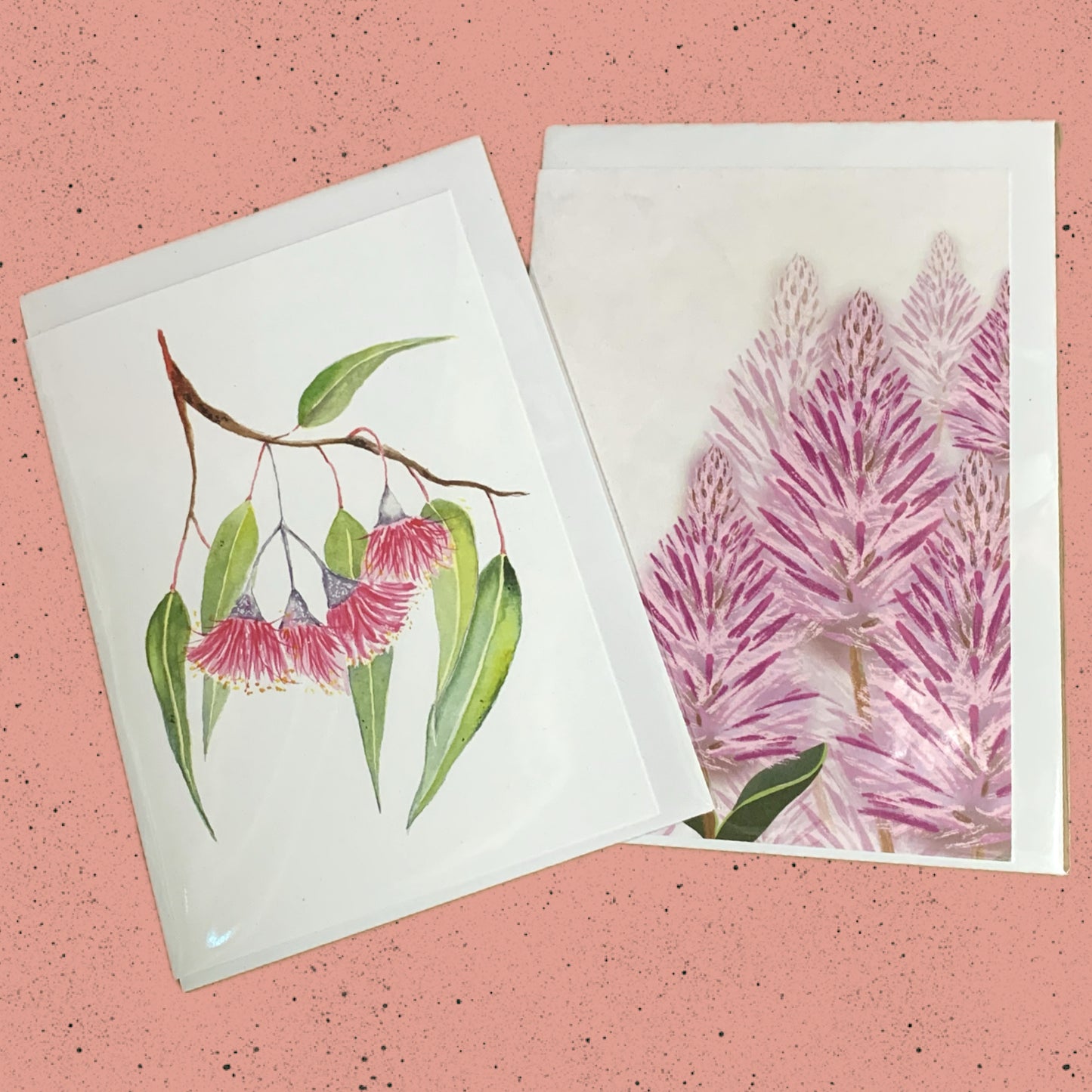 ESZTER'S CREATIONS- "Silver Princess Eucalyptus"- Greeting Card