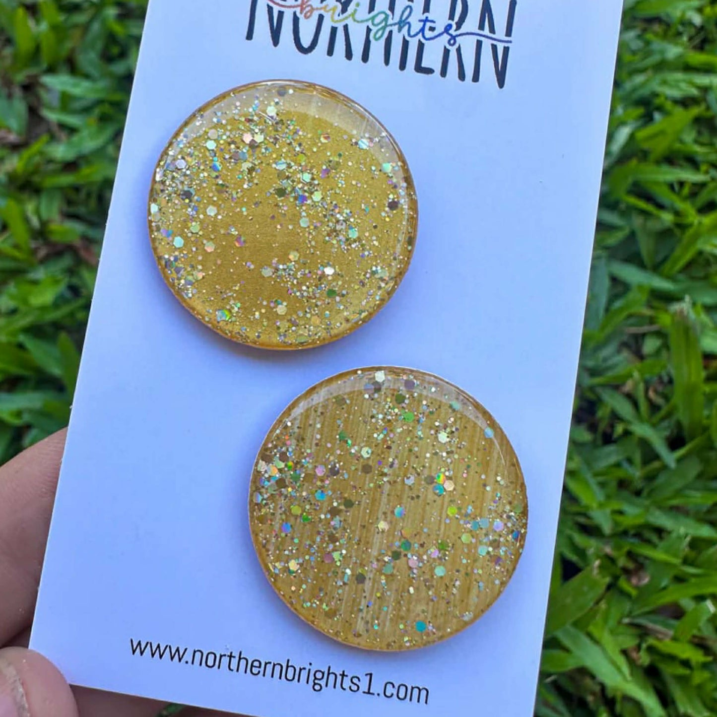 Northern Brights - Rachel Studs - Gold