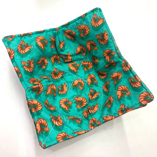 OH SEW ROSY: Bowl Cosies- prawns