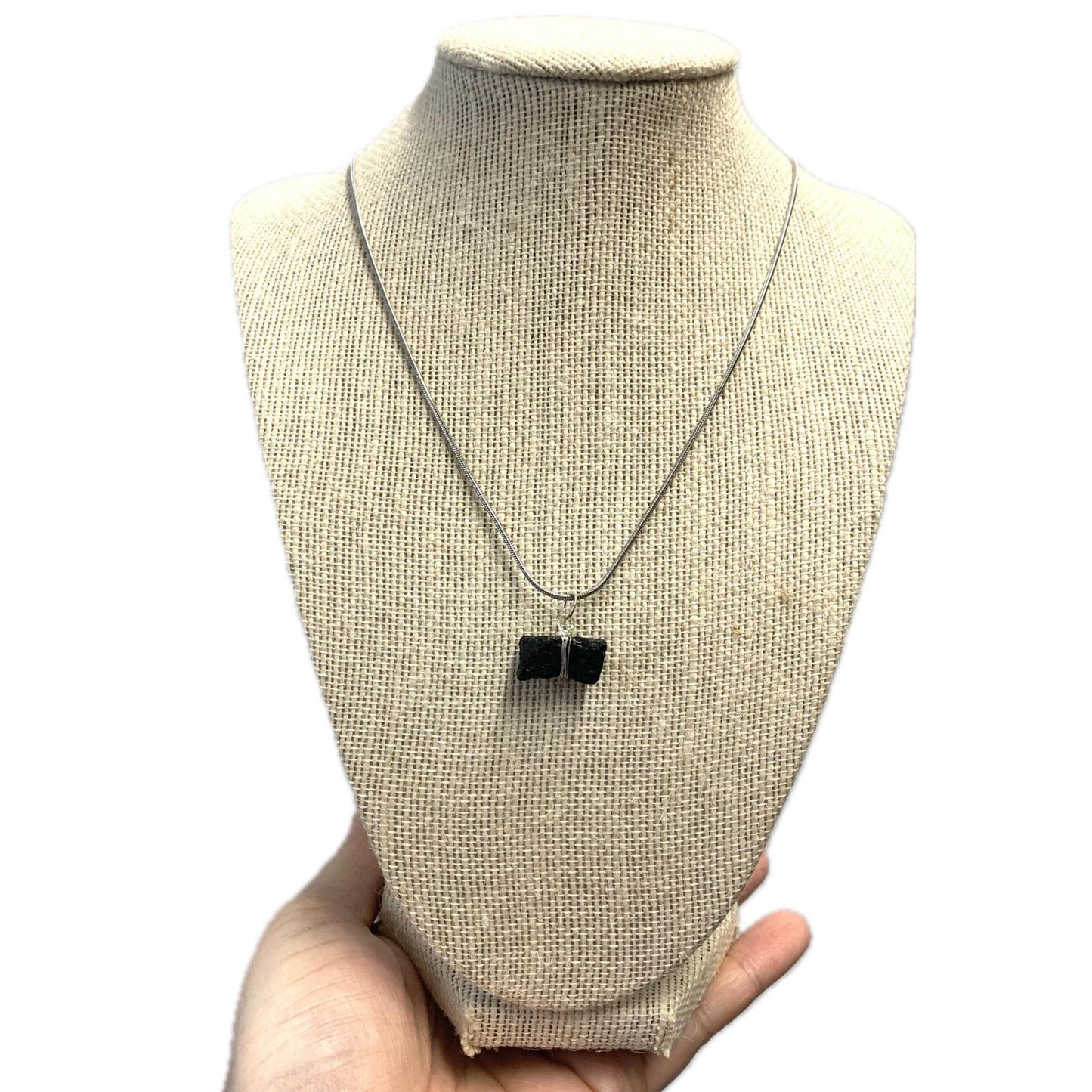 Cosmic Creations - Wrapped Crystal Necklace- Black Tourmaline