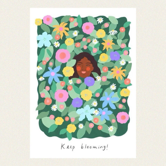 CONSTANZA GOEPPINGER- "KEEP BLOOMING"- A4 GICLEE PRINTS