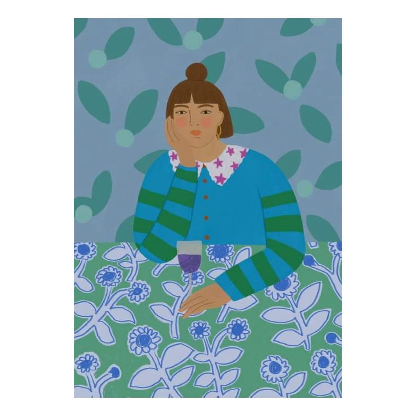 CONSTANZA GOEPPINGER- "WINE TIME"- A4 GICLEE PRINTS