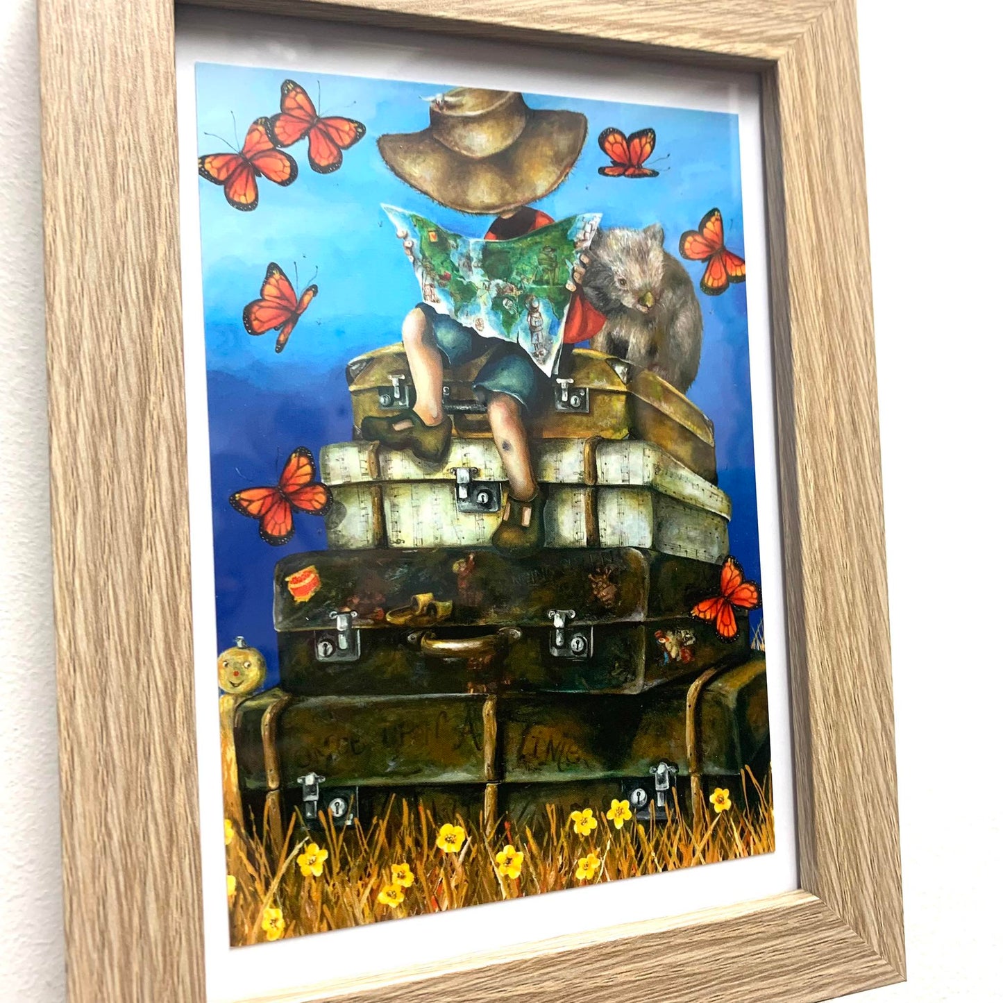 HAYLEY GILLESPIE - "PLANNING AN ADVENTURE" Framed Image