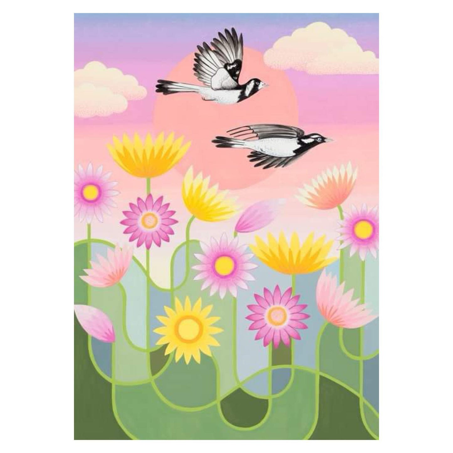 CLAIRE ISHINO- LARGE LIMITED EDITION A3 PRINTS- WIND BENEATH MY WINGS