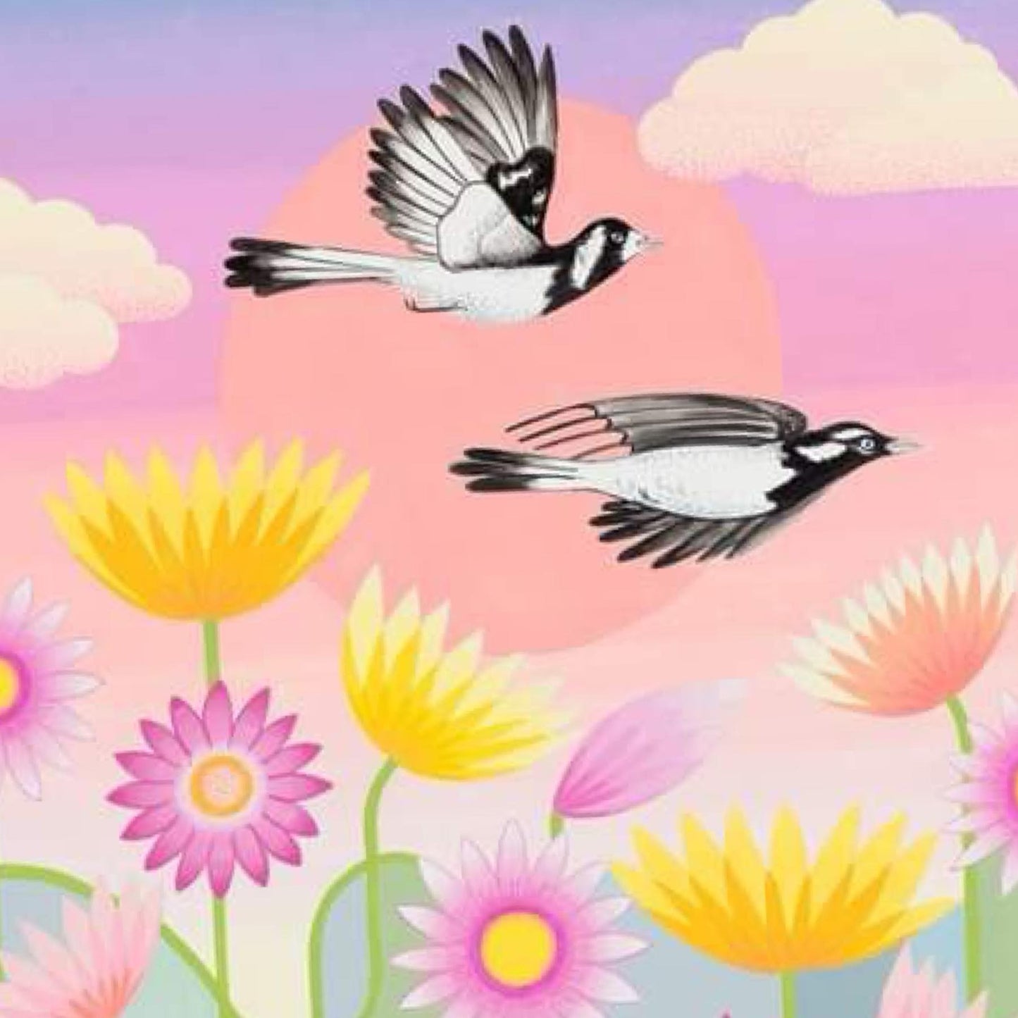 CLAIRE ISHINO- LARGE LIMITED EDITION A3 PRINTS- WIND BENEATH MY WINGS