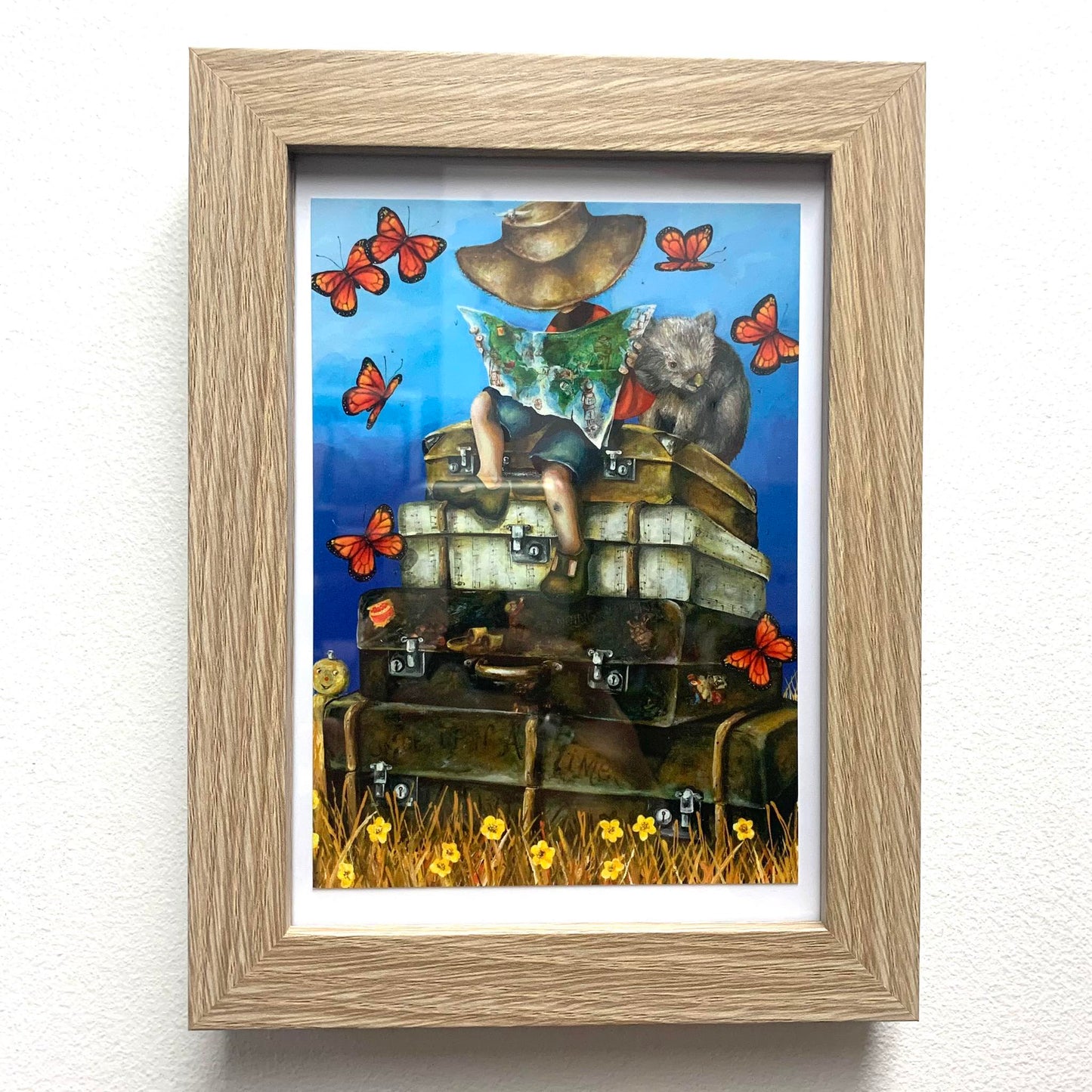 HAYLEY GILLESPIE - "PLANNING AN ADVENTURE" Framed Image