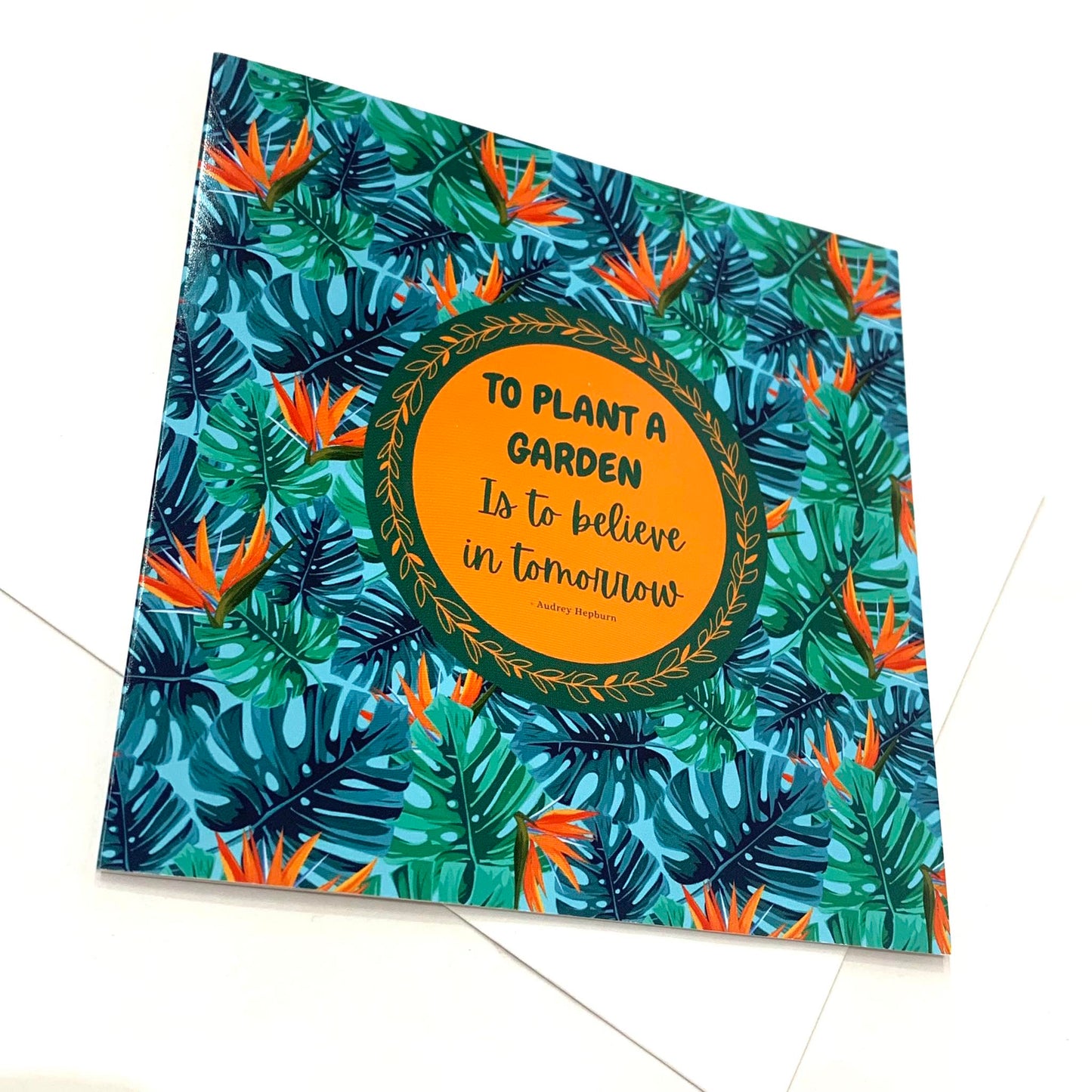 DUSTY J DESIGNS- To Plant a Garden- Blank Greeting Card