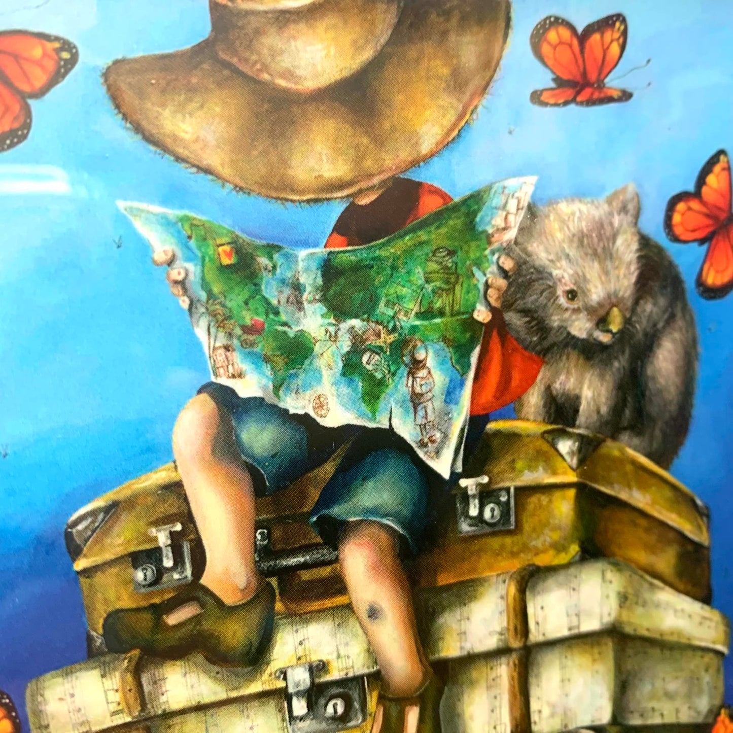 HAYLEY GILLESPIE - "PLANNING AN ADVENTURE" Framed Image