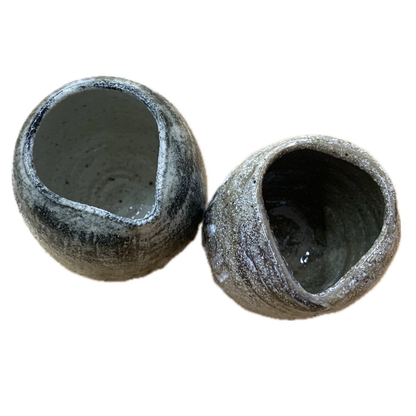 BELOVED POTTERY -Small Vase/Jug #1- Black/Grey