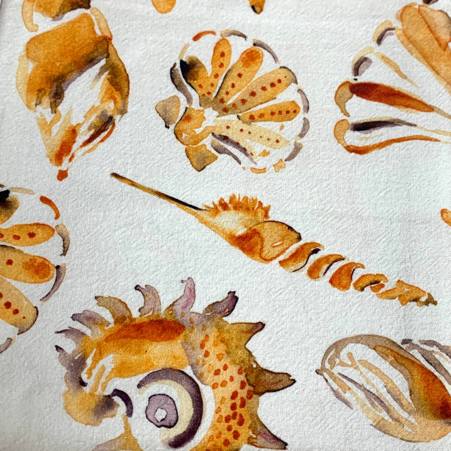 ESZTER'S CREATIONS - "Seashells"- Tea Towel