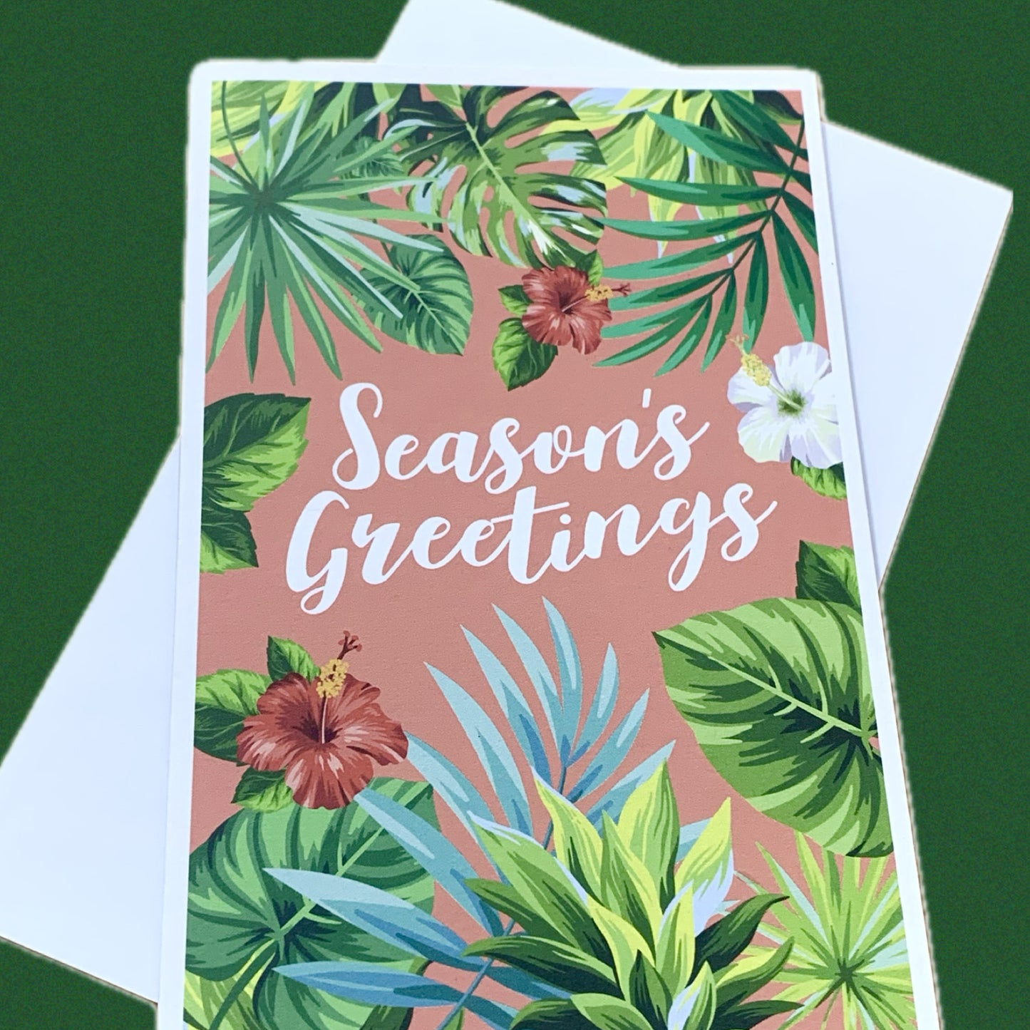 NOOK & BURROW- "Tropical Christmas"- Christmas Card
