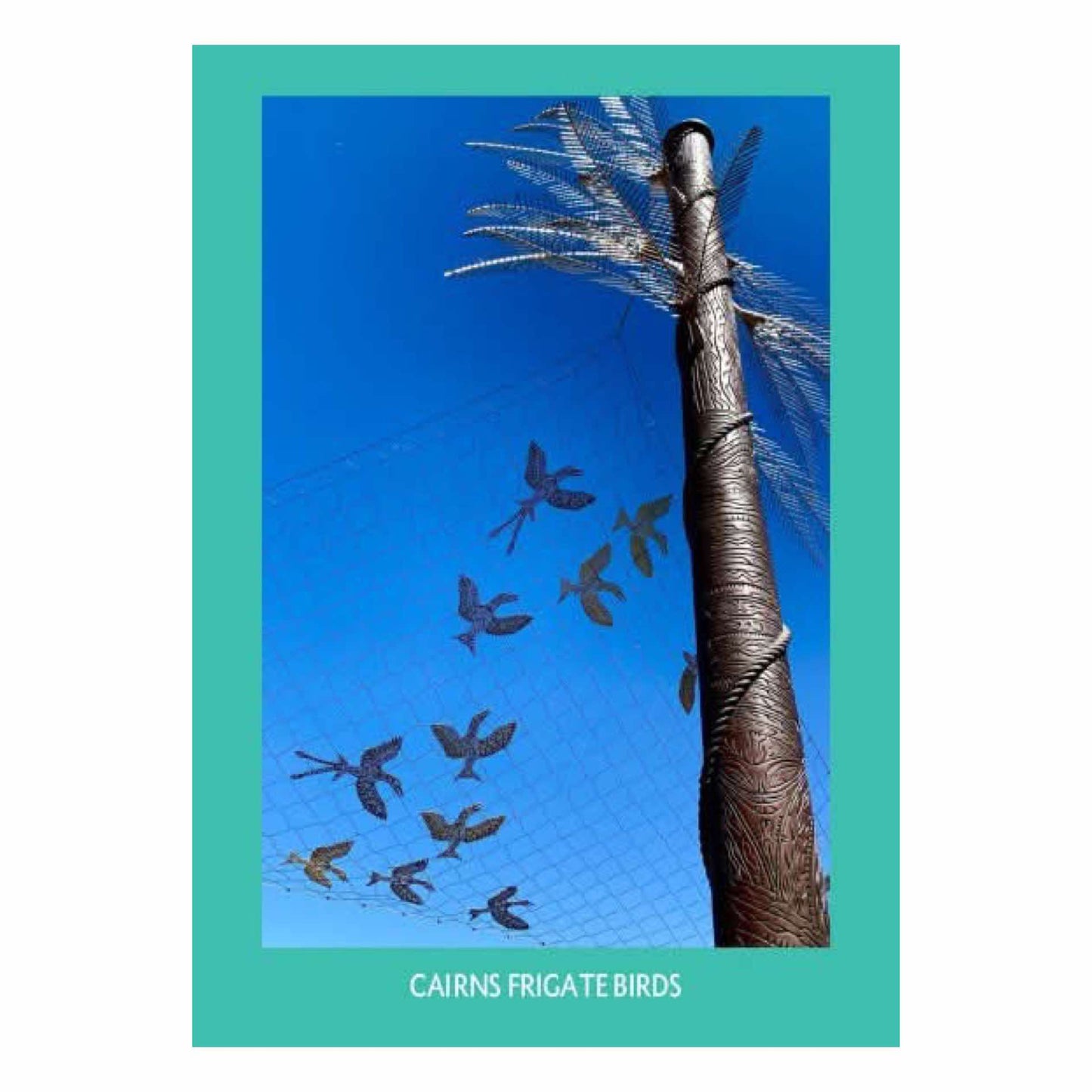 MAKIN' WHOOPEE - FRIGATE BIRD SCULPTURE- POSTCARD