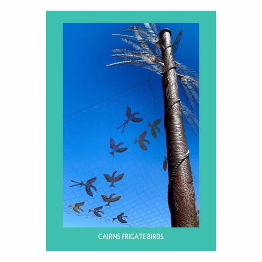 MAKIN' WHOOPEE - FRIGATE BIRD SCULPTURE- POSTCARD