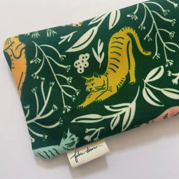FABRIC DRAWER- Handmade Glasses Case - Cats