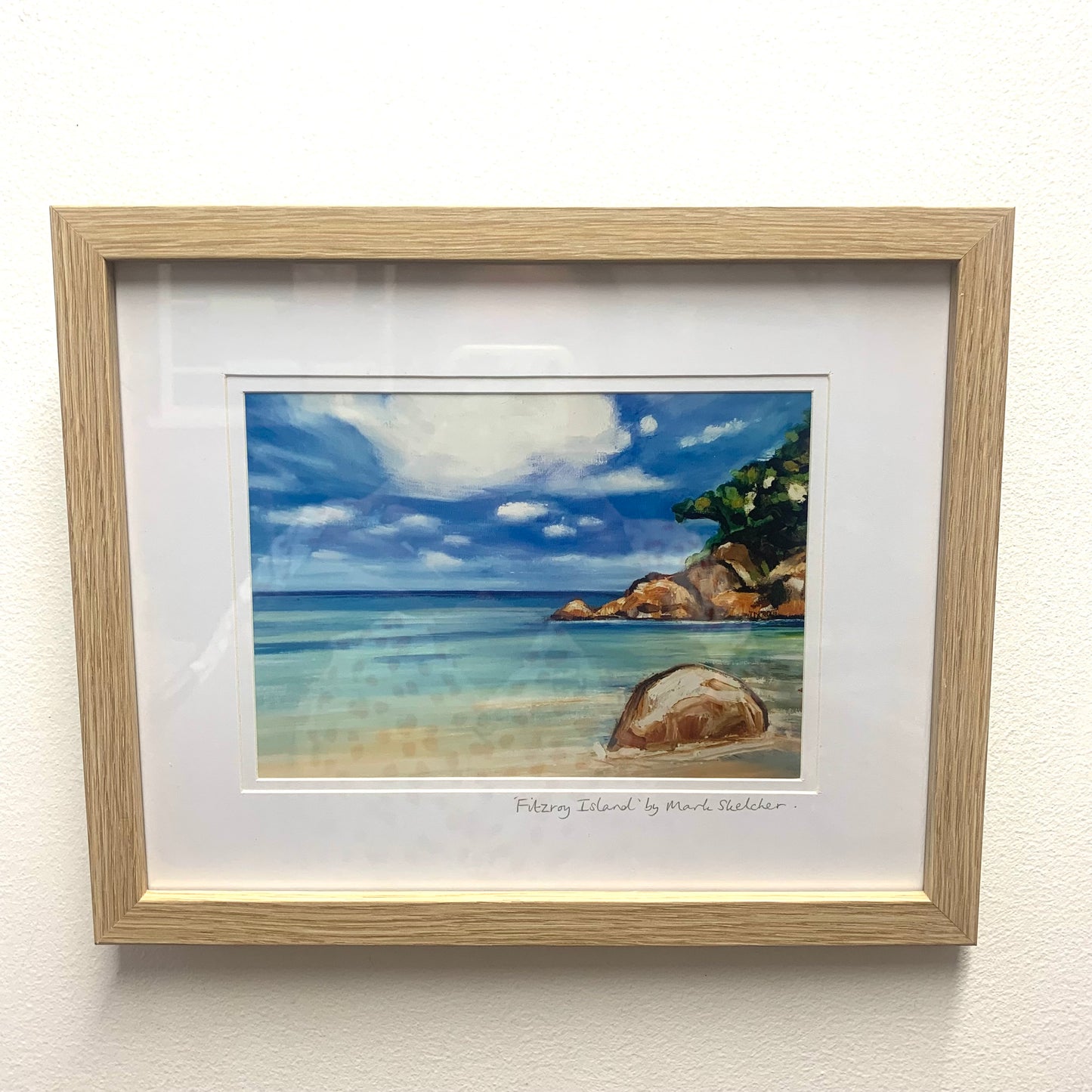Mark Skelcher Artist - "Fitzroy Island"- Framed Artist Print