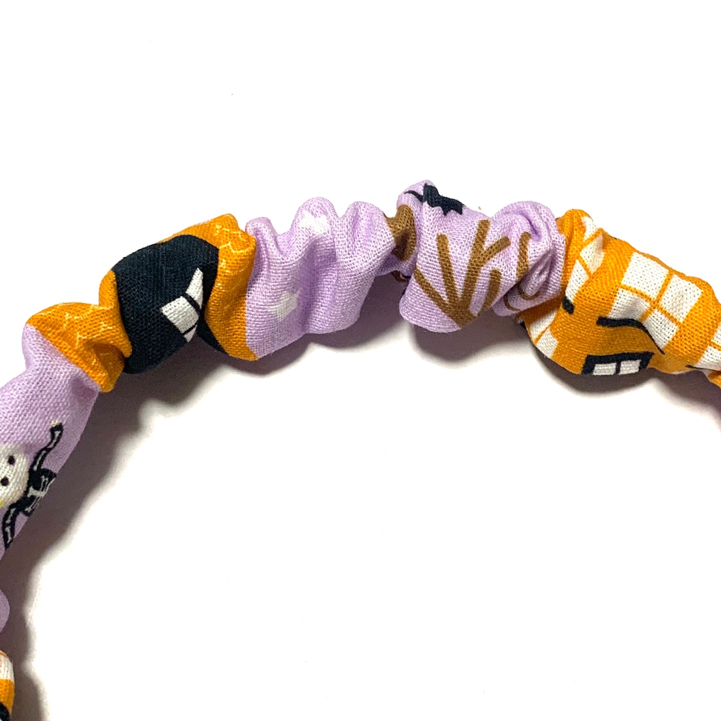 THIS BIRD HAS FLOWN - Trick or Treat- SMALL HALLOWEEN SCRUNCHIE HEADBANDS