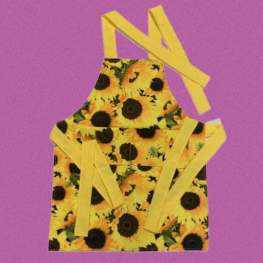 Teacups n Quilts - Sunflower- Kids Apron