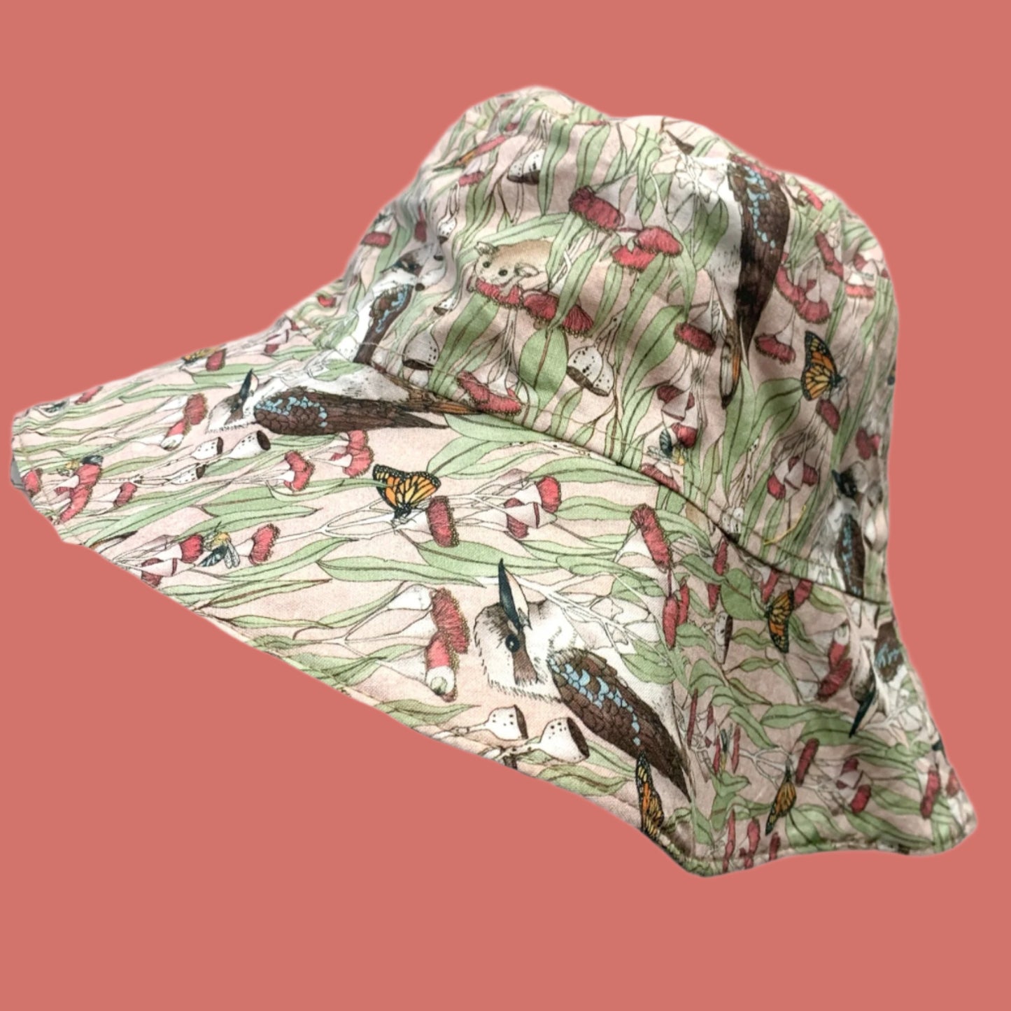 Teacups n Quilts - Gum Flower (Scenic Route Fabric) - Adult Size