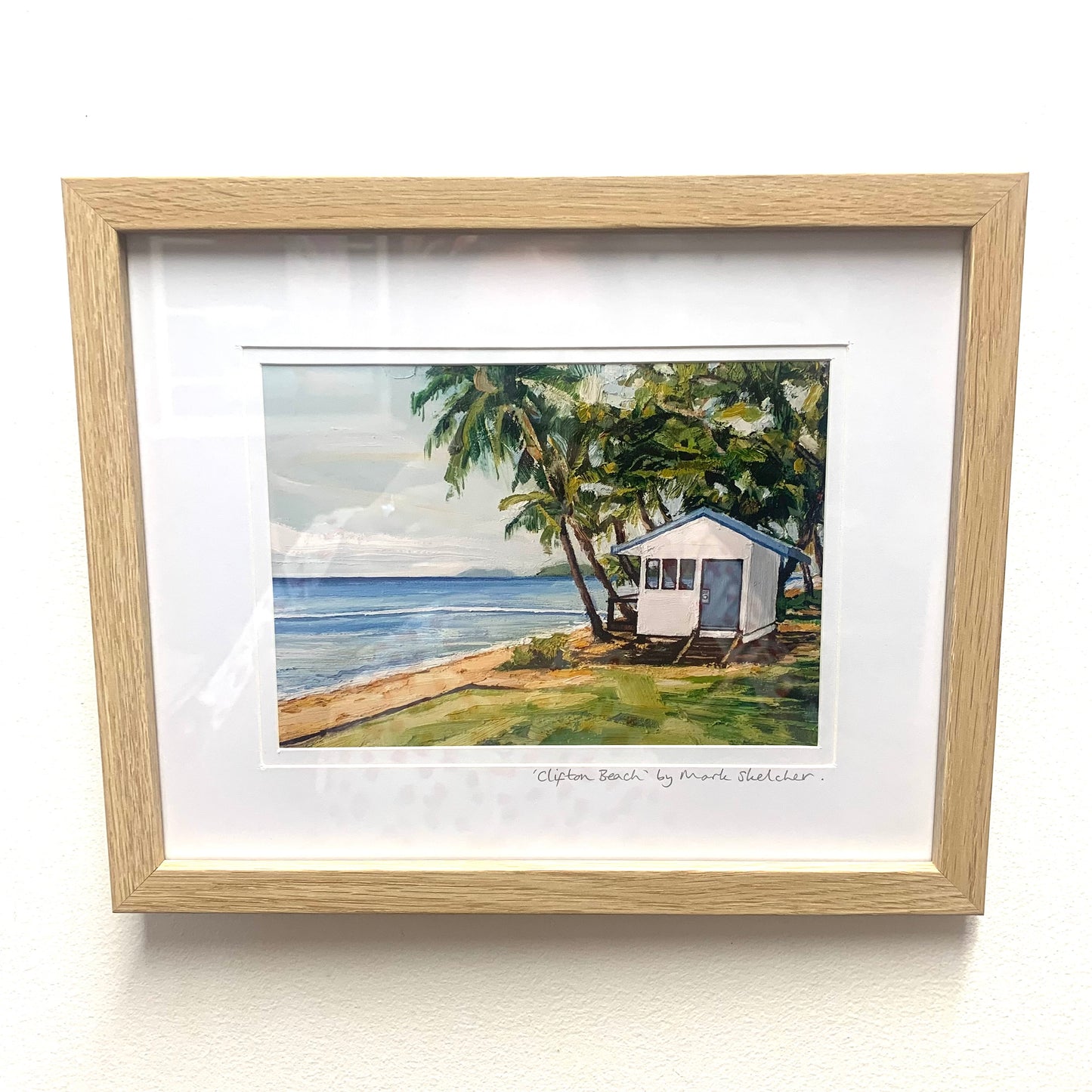 Mark Skelcher Artist - "Clifton Beach (Shack)"- Framed Artist Print