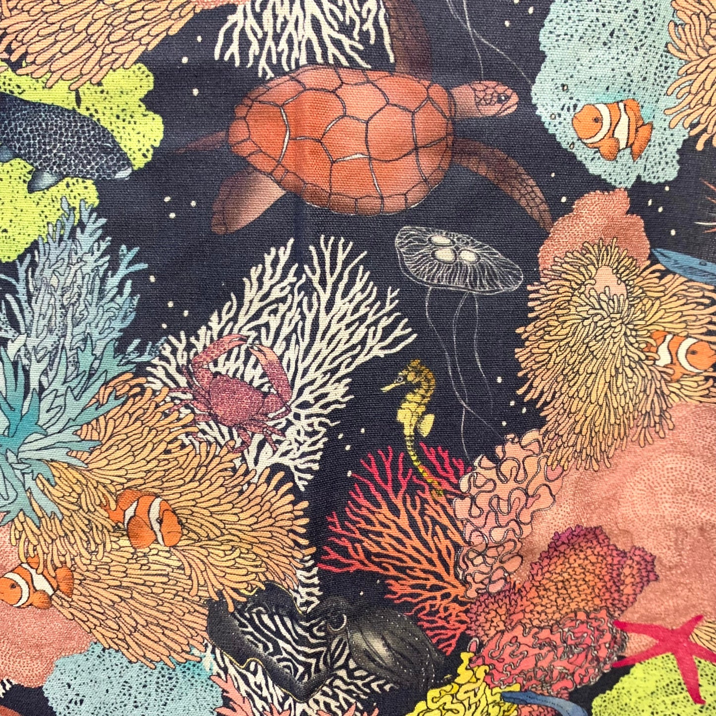 MAKIN' WHOOPEE - JUMBO "Blue Seas Reef" SCRUNCHIES