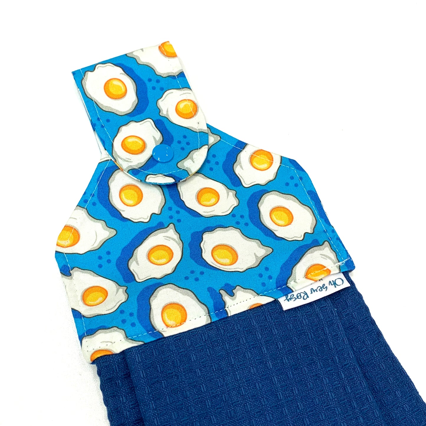 OH SEW ROSY: Hanging Towels- Fried Eggs