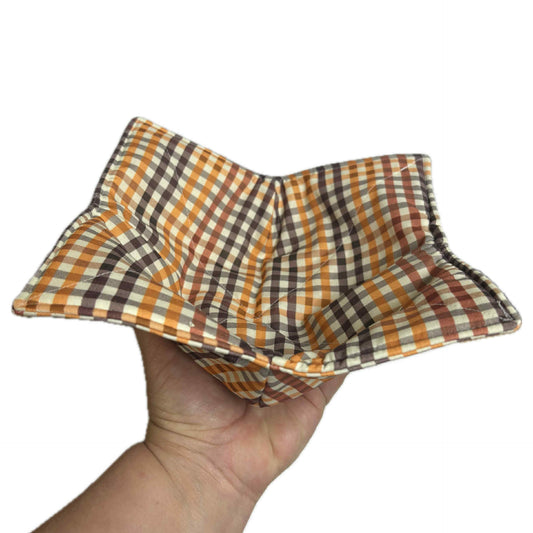 OH SEW ROSY: Bowl Cosies - Halloween Autumn Gingham