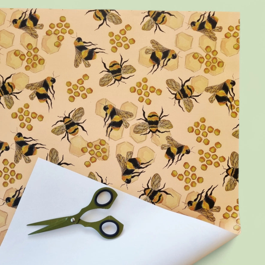 BOSA ART CO - "HONEYBEE"- Wrapping Paper