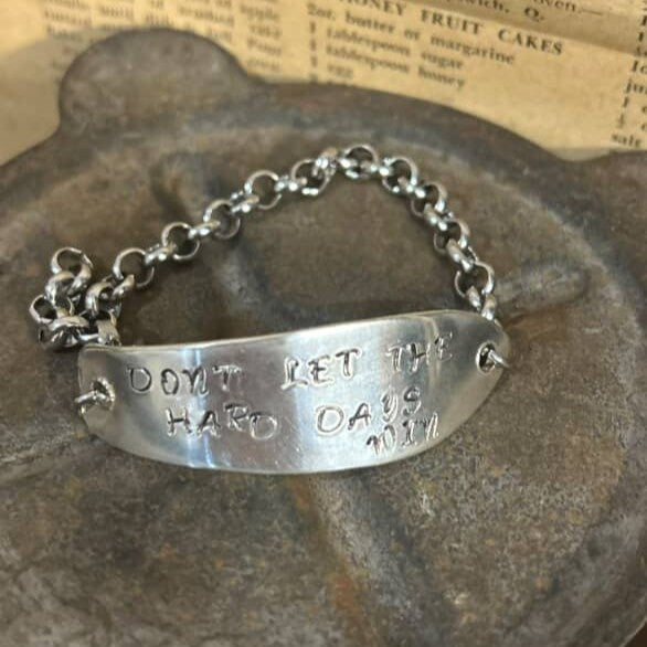 MOLLY MADE- "Hard Days" Pate Blade Bracelet