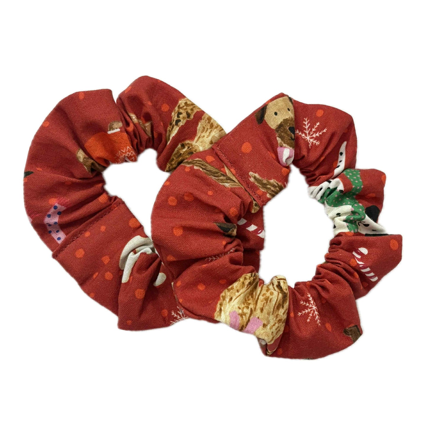 MUMMA WHOOPEE - Regular “Festive Dogs” SCRUNCHIE