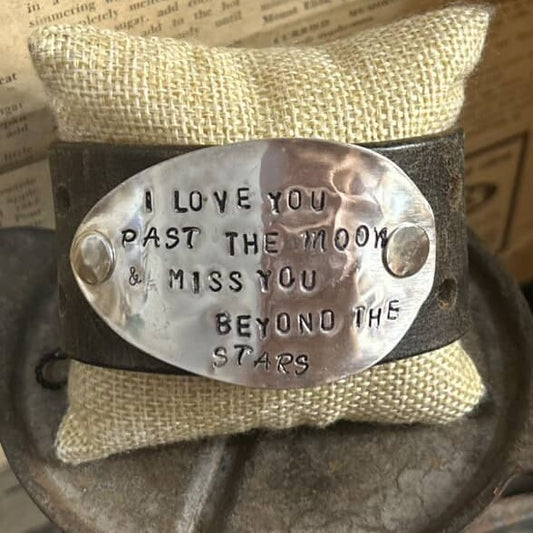 MOLLY MADE- "Beyond the Stars" Cutlery & Recycled Leather Cuff