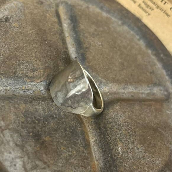 MOLLY MADE- "Sugar Nip" Hand Textured Spoon Ring